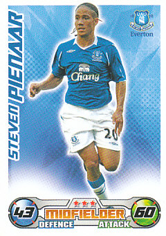 Steven Pienaar Everton 2008/09 Topps Match Attax #101